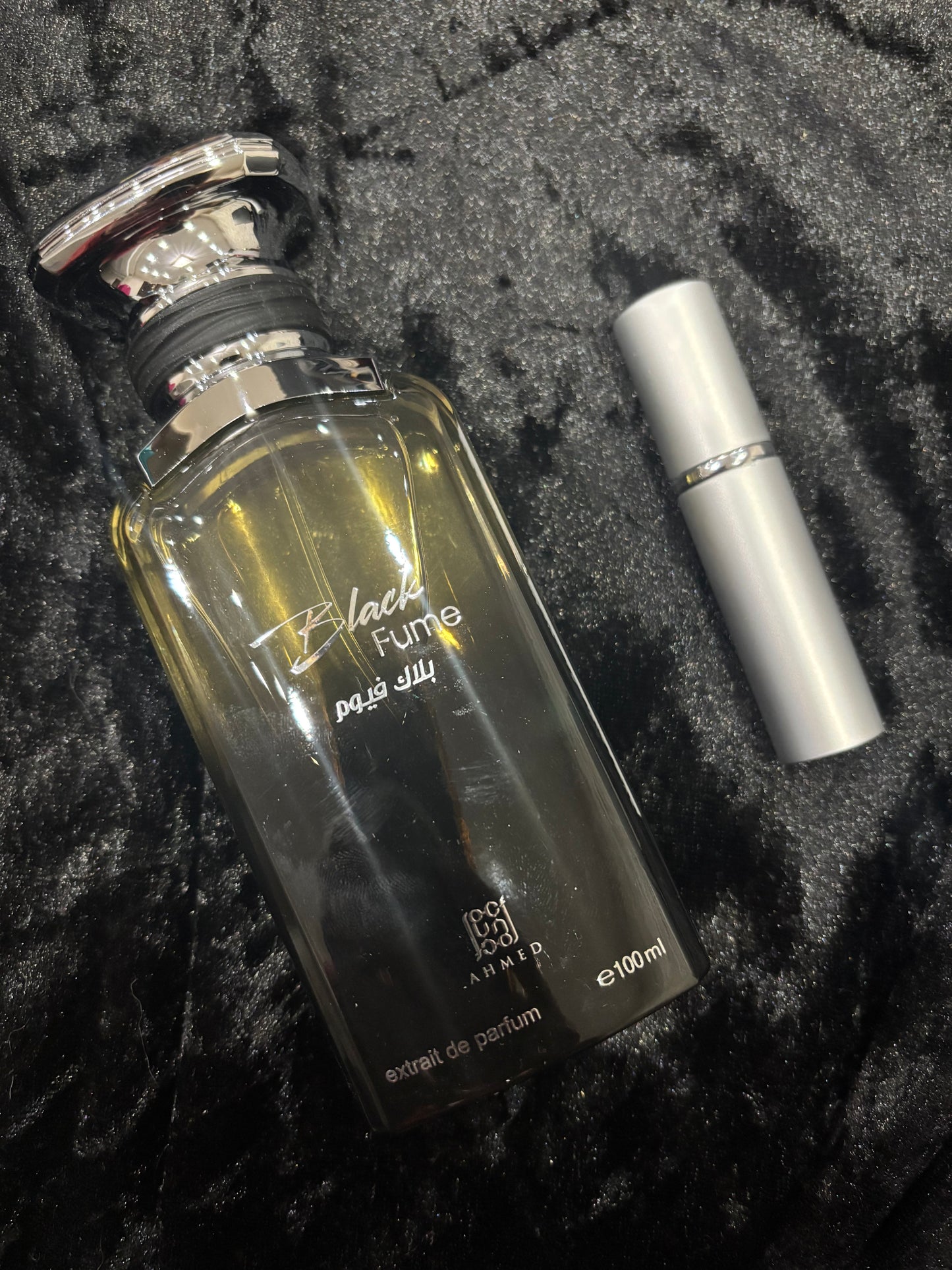 Black Fume Ahmed Al Maghribi decant sample perfume
