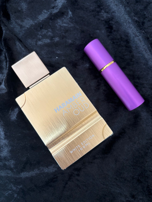 Al Haramain Amber Oud White 10ml decant sample perfume