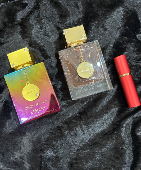 Armaf Club de Nuit Untold or Woman 5ml or 10ml decant sample perfume
