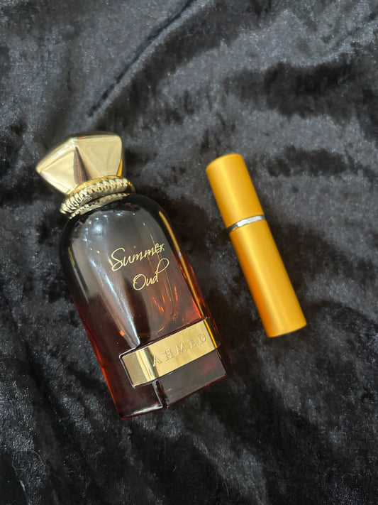 Summer Oud Ahmed Al Maghribi 5ml decant sample perfume