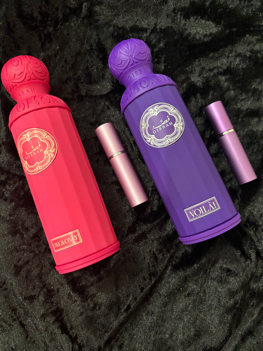Gissah Viola! Viola and One and & only 10ml each decant sample perfume mini discovery set 20ml total