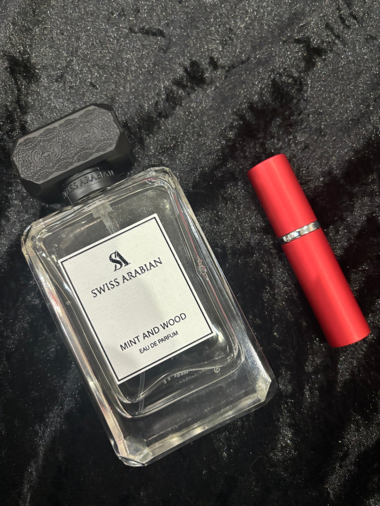 Swiss Arabian Mint and Wood 5ml or 10ml decant sample perfume