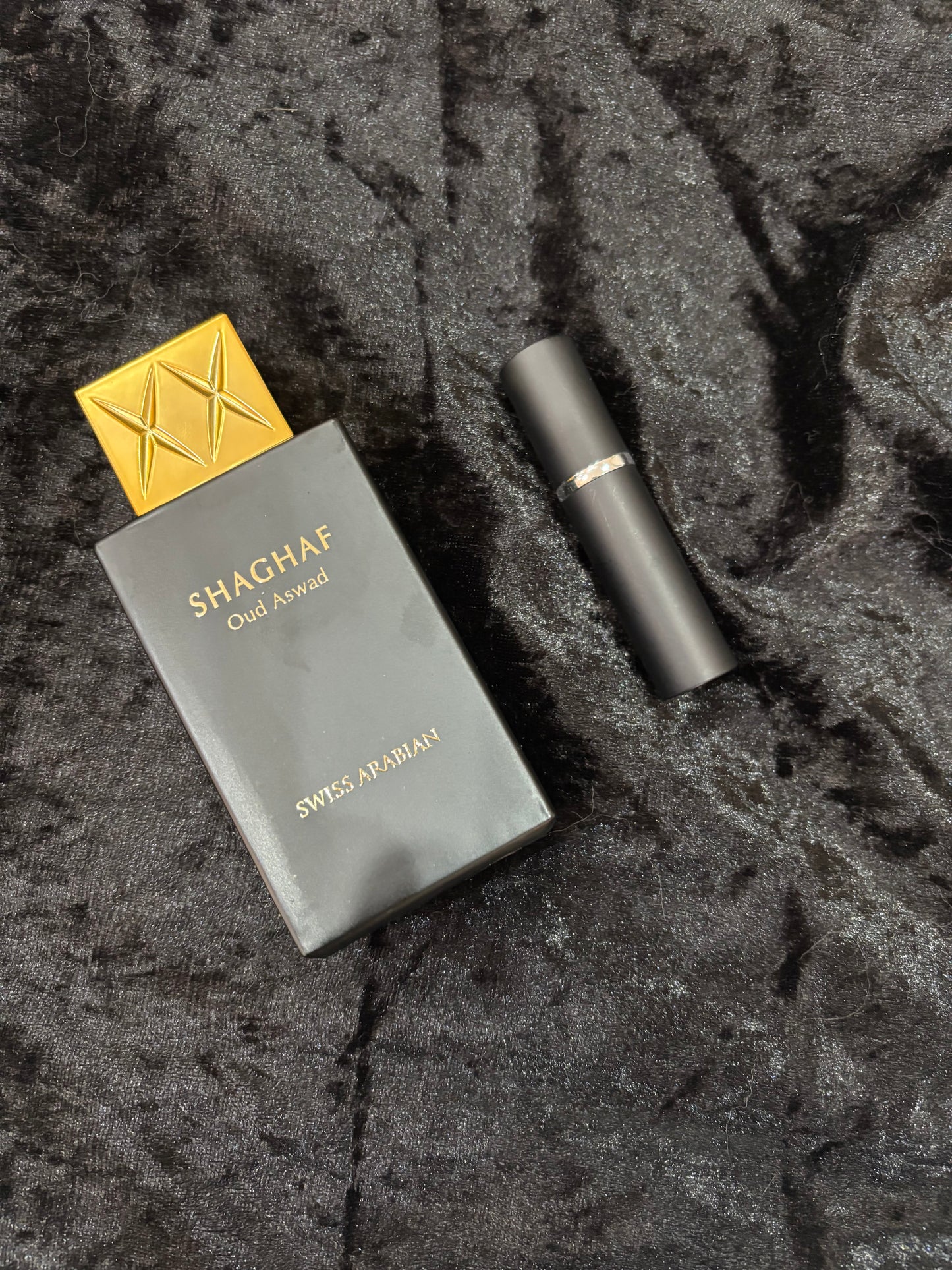 Swiss Arabian Shaghaf Oud Aswad 5ml decant sample perfume