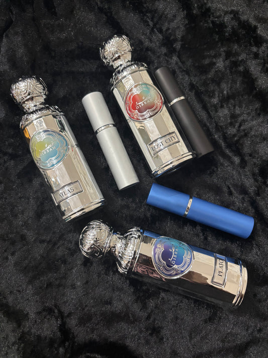Gissah Atlantis  mini discovery set Plato, Lost City, Atlas 5ml each decant sample perfume 15ml total