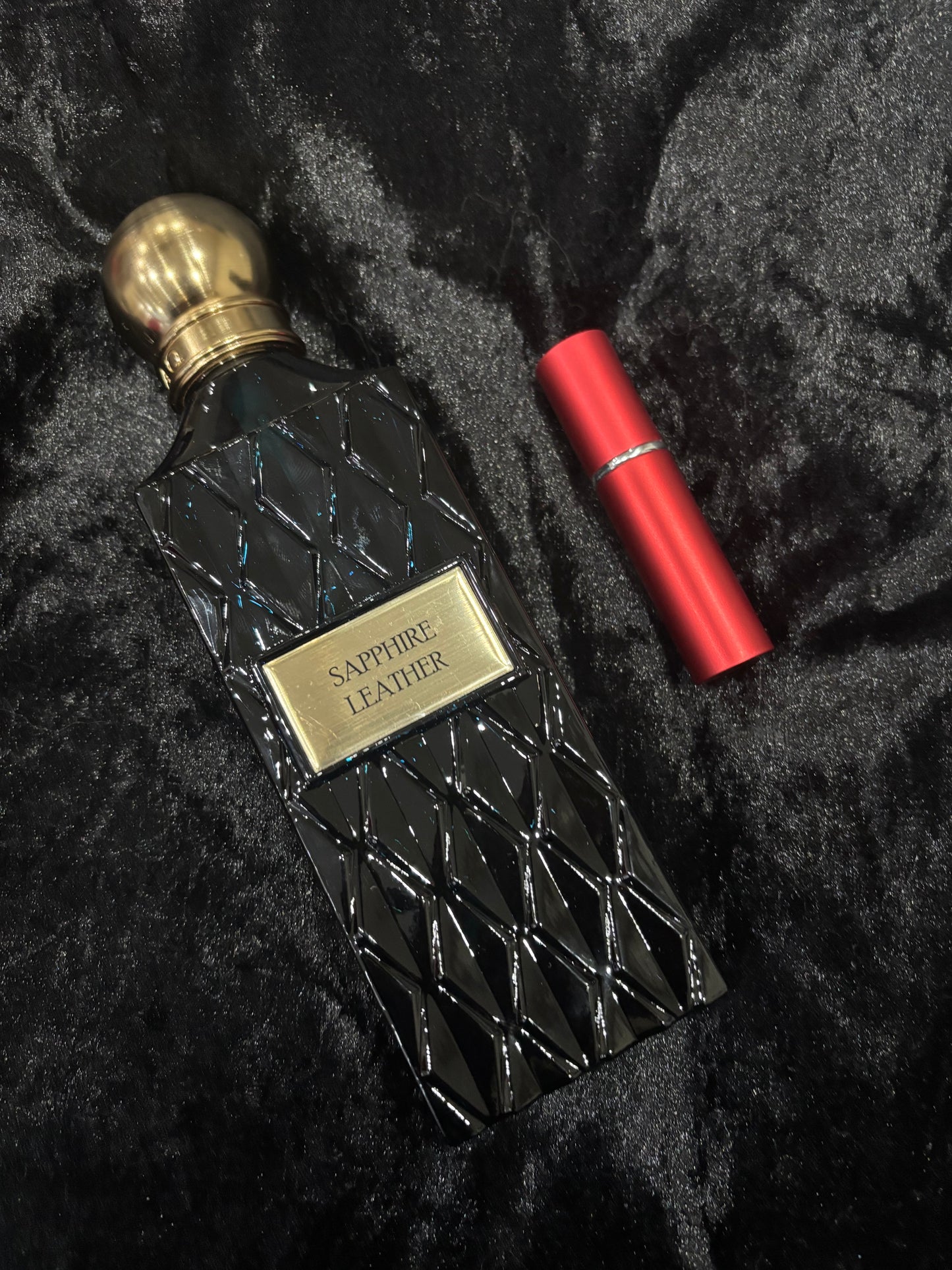 Sapphire Leather Ibraheem Al Qurashi Ibraq 5ml or 10ml decant sample perfume