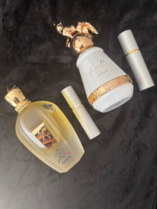 Xerjoff Naxos and Fierte Luna French Avenue Bundle decant sample perfume