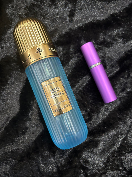 Greek Tobacco Ibraheem Al Qurashi Ibraq 5ml or 10ml decant sample perfume